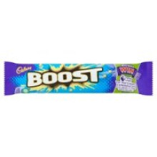 Cadbury Boost Chocolate Bar 48.5g (48 x 48.5g) - Crunchy Biscuit, Chewy Caramel in Cadbury Milk Chocolate - Vegetarian - Code 7.62221E+12