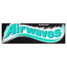 Wrigley's Airwaves Black Mint Sugarfree Chewing Gum 10 Pieces 14g (30 x 14g)