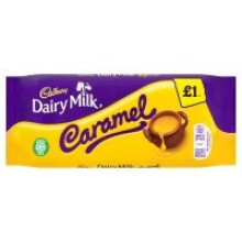 Cadbury Dairy Milk Caramel Chocolate Bar 120g (16 x 120g)