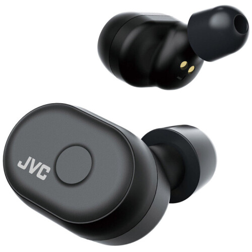 JVC (Black) JVC HAA10T True Wireless Bluetooth Earbuds & Case