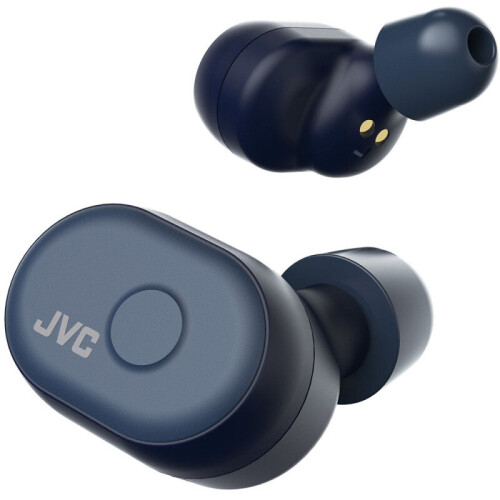 JVC (Blue) JVC HAA10T True Wireless Bluetooth Earbuds & Case
