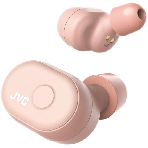 JVC (Pink) JVC HAA10T True Wireless Bluetooth Earbuds & Case