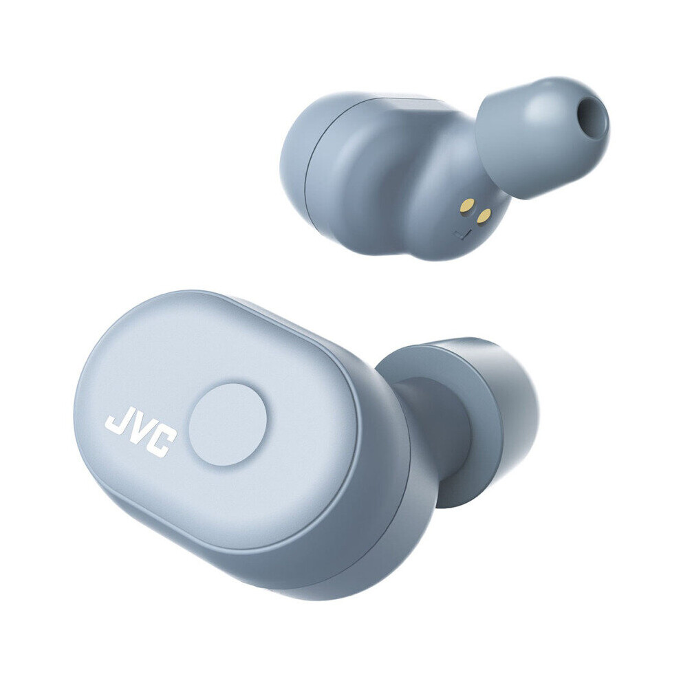 (Grey) JVC HAA10T True Wireless Bluetooth Earbuds & Case