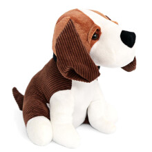 Charming Beagle Dog Doorstop - Novelty Animal Door Stop - Brown