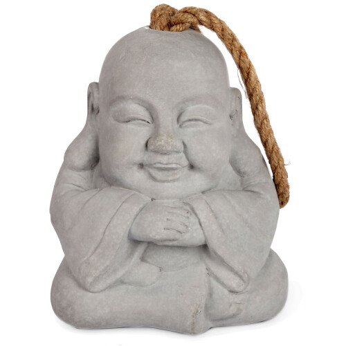 Carousel Buddha Doorstop With Jute Handle - Novelty Door Stop