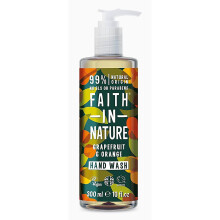 (Single) Faith In Nature Lavender & Geranium Hand Wash With Grape Skin Extract, Nourishing Vegan & Cruelty Free Hand Wash, 400ml Trio