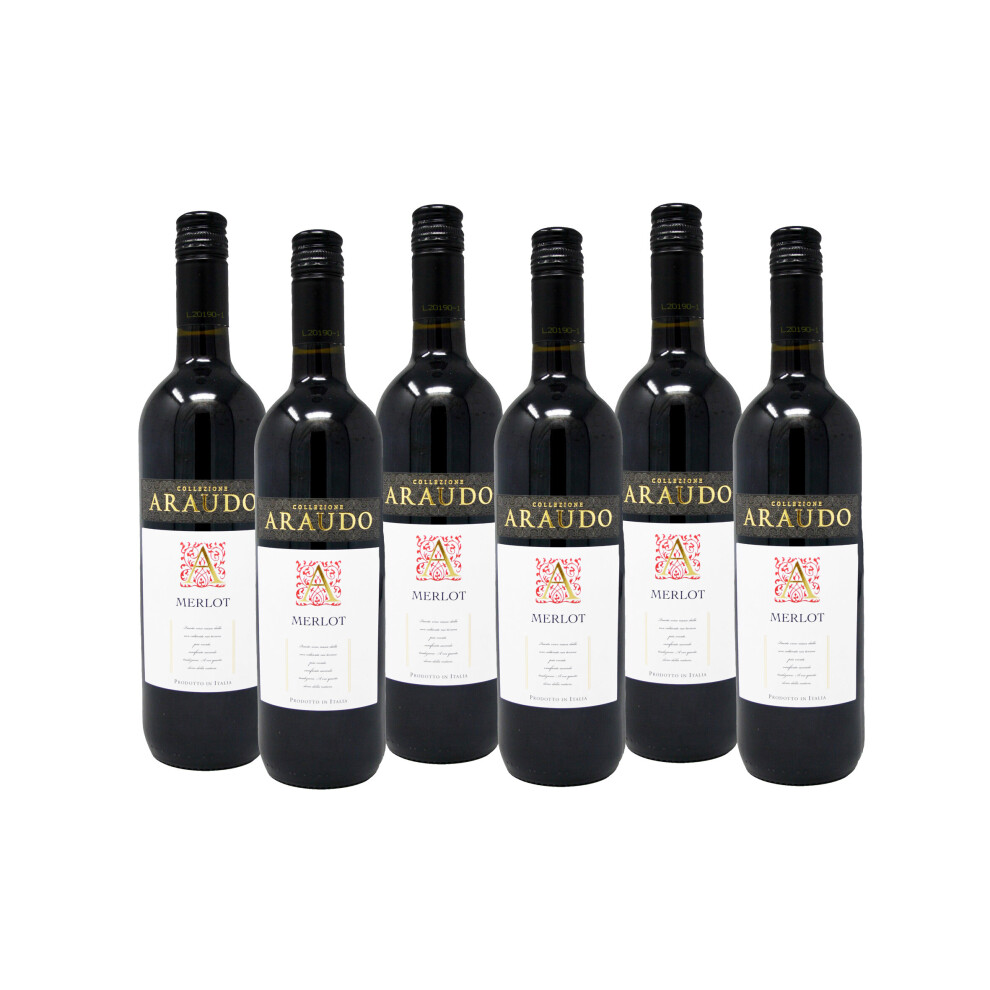 Araudo Italian Merlot (case of 6 x 75cl bottles)â¦