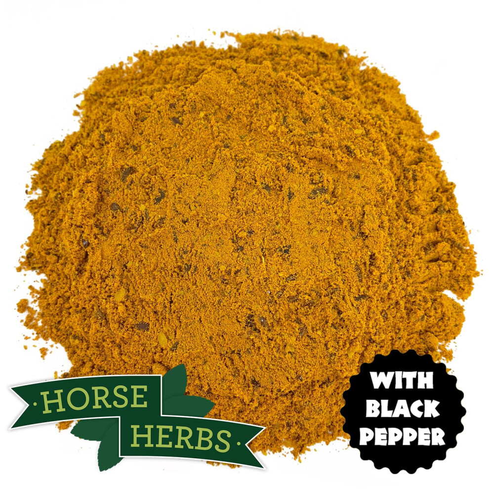 Horse Herbs Turmeric PLUS 3kg | Supplement, Black Pepper, Micronised Linseed