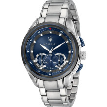 Maserati R8873612014 Traguardo Chronograph Blue Dial Men's Watch