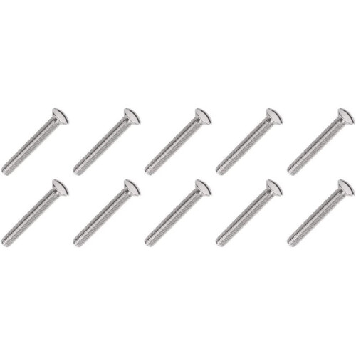 (100mm, 10) Electrical Machine Screws Light Switch Plug Socket