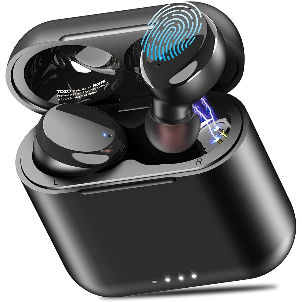 Tozo T6 True Wireless Earbuds Bluetooth Headphones Touch Control 6971681311522