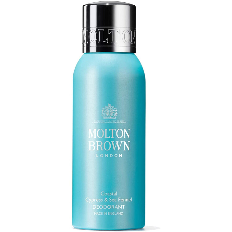 Molton Coastal Cypress & Sea Fennel Deodorant, 150 Ml Brown
