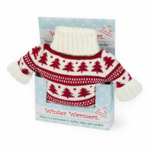 Warmies Microwavable Red & Green Christmas Jumper Winter Warmer