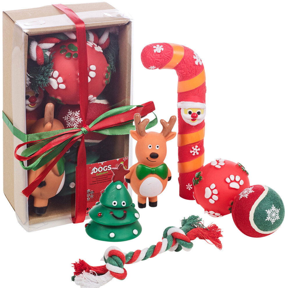 6 Pcs Christmas | Festive Dog Treat