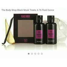 2x The Body Shop Black Musk Treats | Black Musk Beauty Cube NEW BOXED
