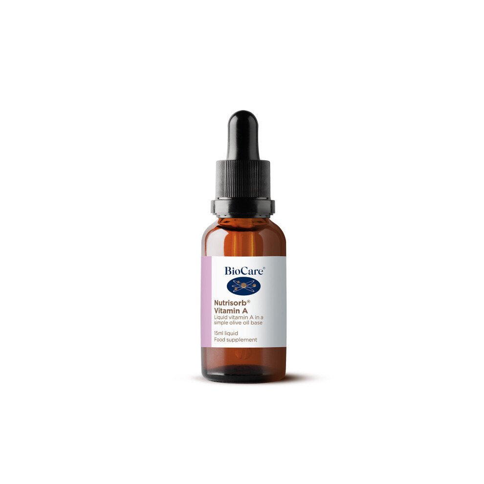 Biocare Vitasorb A 2500I.u. (Water Solubilised Vitamin A) 15Ml