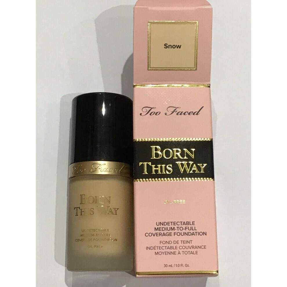 TOO FACED Born This Way Foundation( 30ml ) Snow BNWB Authentic