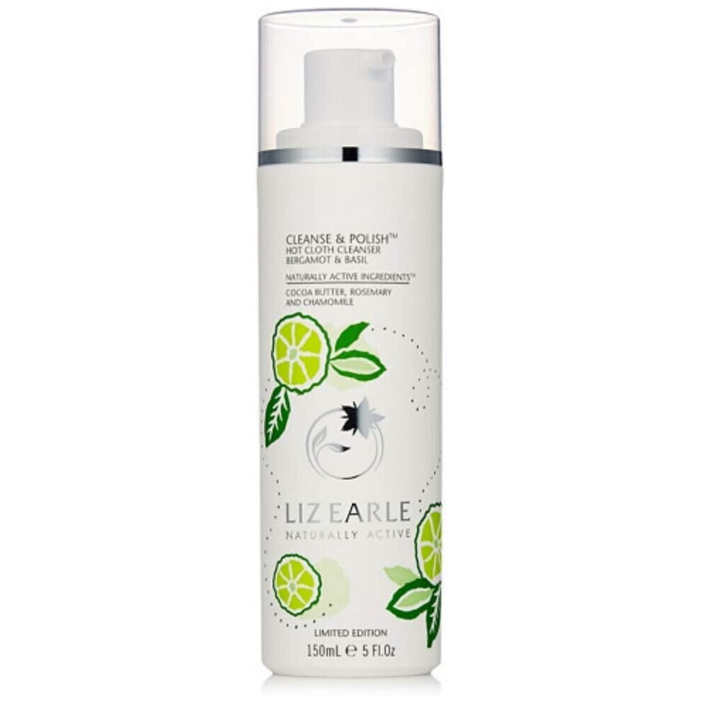 LIZ EARLE Cleanse & Polish Hot Cloth Cleanser BERGAMOT & BASIL, 150ml