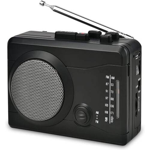 DIGITNOW! USB Cassette Player Recorder Walkman AM/FM Built-in Speaker