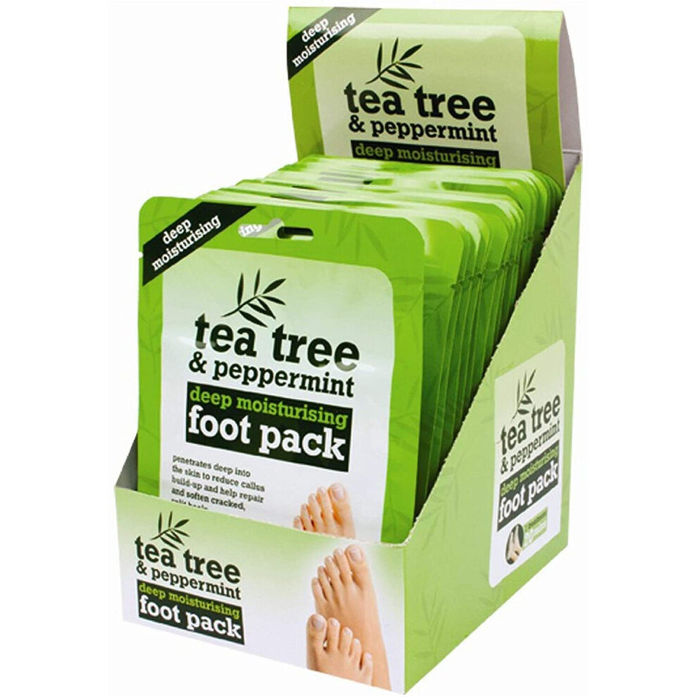 5x Tea Tree Peppermint & Shea Butter Foot Treatment Packs