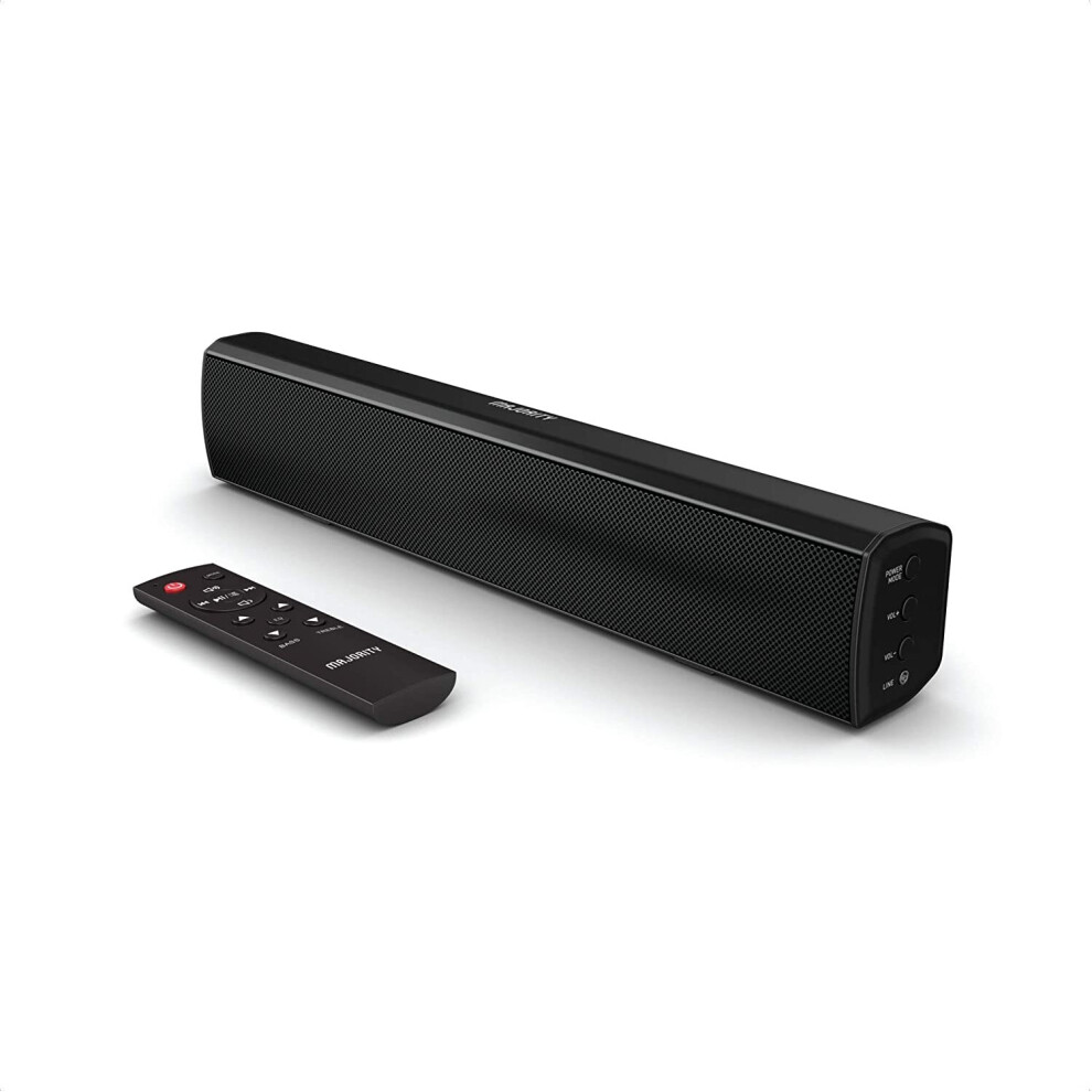 Majority Bowfell Small Sound Bar for TV with Bluetooth-50 watt-15 inch