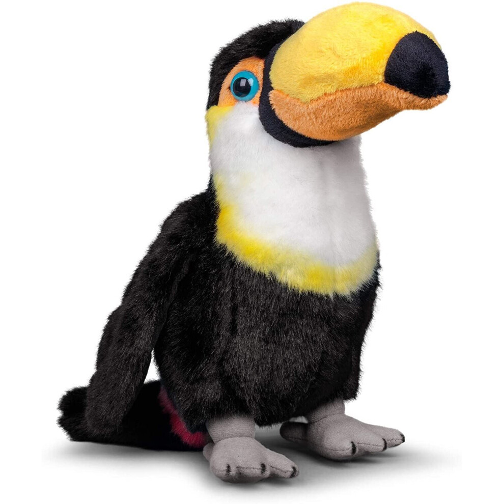 Animigos World Of Nature 31Cm Toucan  Plush Plushy Cute Bird Wing Fly Kids Toy