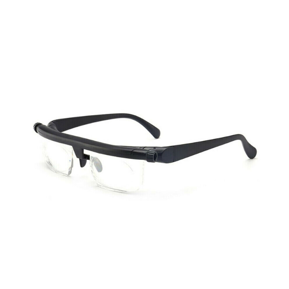 Adjustable Dial Glasses Variable Focus For Reading Distance Vision Eyeglass HOT