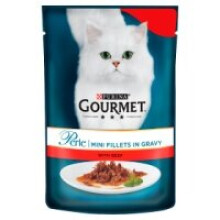 Gourmet Perle Beef Mini Fillets in Gravy 85g (24 x 85g)