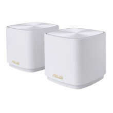 Asus Zenwifi Ax Mini Xd4 Ax1800 Wireless Dual Band Mesh Mini System 2 Pack 90IG05N0-MO3R40