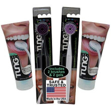 2 Tung Brush & 2 Gel Tongue Cleaner Partner Pack