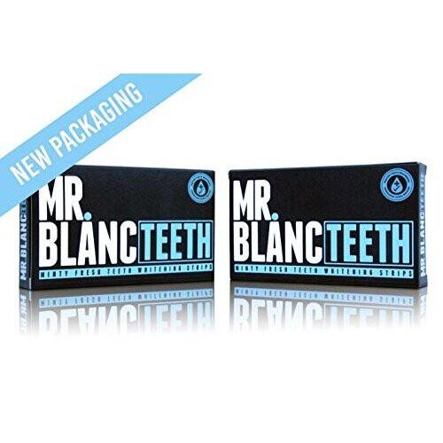 Mr Blanc Teeth Non Peroxide Teeth Whitening Gel Strips 2 Week Supply