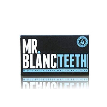 Mr Blanc Teeth Non Peroxide Teeth Whitening Gel Strips - 2 Week Supply - Professional Teeth Whitening - Enamel Safe