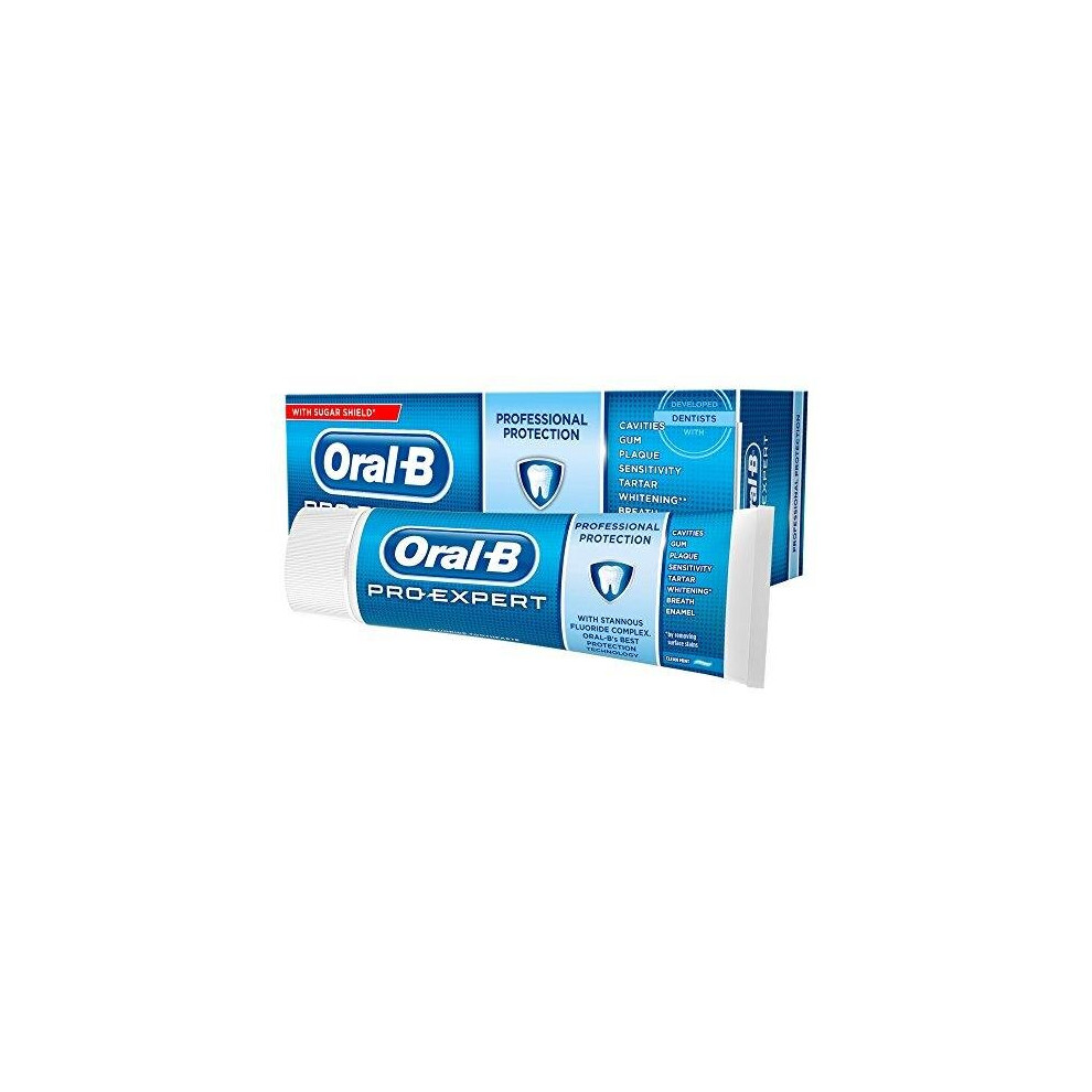 Oral-B Pro-Expert Professional Protection Toothpaste 75ml Clean Mint - Pk of 3