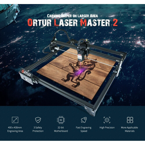 ORTUR 20W Master 2 Laser Engraving Cutting Machine Engraver 1