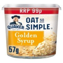 Quaker Oat So Simple Golden Syrup Porridge Pot 57g (8 x 57g)