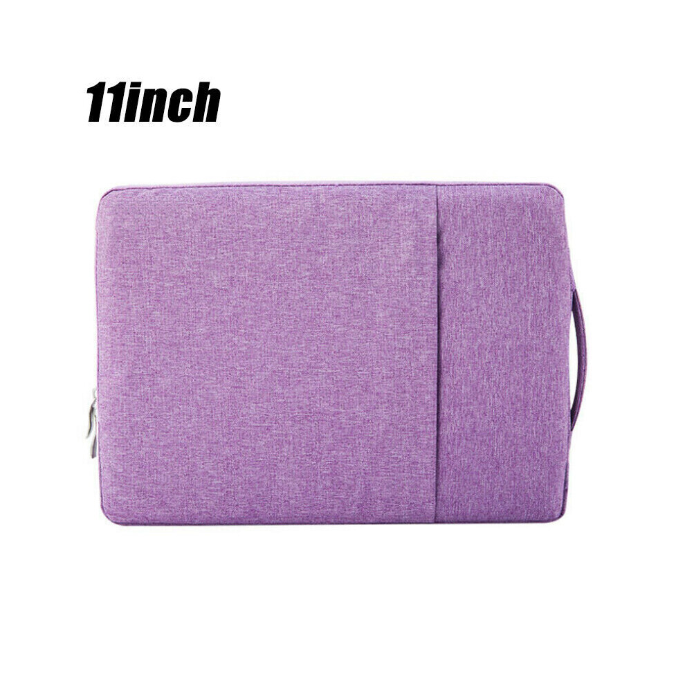 (-11 Inch) Sleeve Case Cover Pouch Tablet Notebook Laptop Carrying Bag For 11" 13" 15" Pc Purple 795340544689