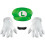 Super Mario Luigi Adult Accessory Set 1