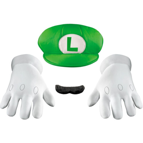 Super Mario Luigi Adult Accessory Set