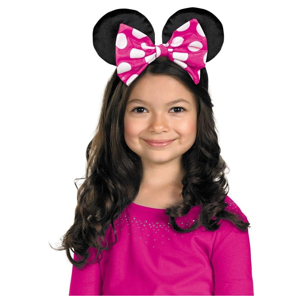 Minnie Mouse Ears W/Rev Bow