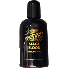 Mehron Makeup Bühnenblut Essbare Fake Blood für Bühne, Kostüm, Cosplay (4,5 oz) (Helles Arterielles)