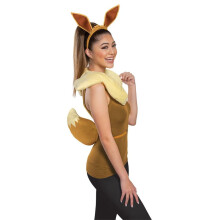 Kit di accessori per costume da adulto di Pokemon Eevee | Taglia unica