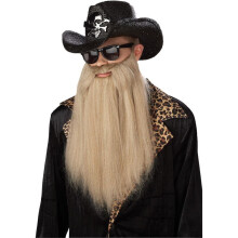 California Costumes Barba Uomo Elegante Standard Marrone