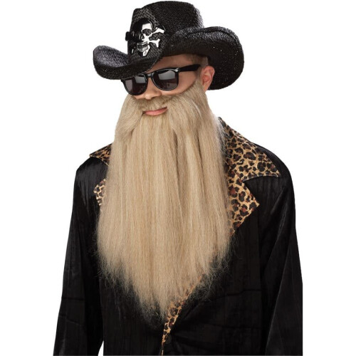 California Costumes Schick gekleideter Mann Bart Standard Braun