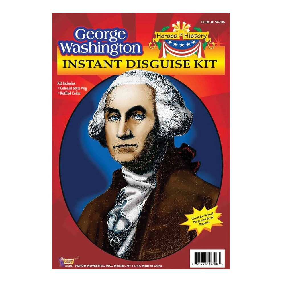 Photos - Fancy Dress Heroes In History George Washi Multicoloured