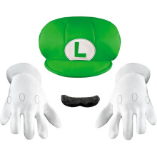 Sada detskho prsluenstv Nintendo Super Mario Brothers Luigi pro deti jedn velikosti