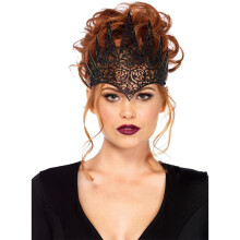 Black evil crown for women