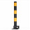 2 x Steel Retractable Folding Security Parking Driveway Vehicle Post Bollards 3
