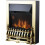 Warmlite Whitby 2KW Electric Fire Freestanding with Remote Control, Brass 1