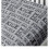 Bedlam Football Print Fitted Sheet, Grey, Single 1