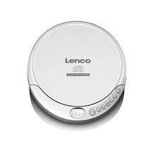 Lenco CD-201SI - Draagbare CD-speler met schokbescherming - Zilver